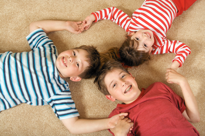 Three Happy Siblings